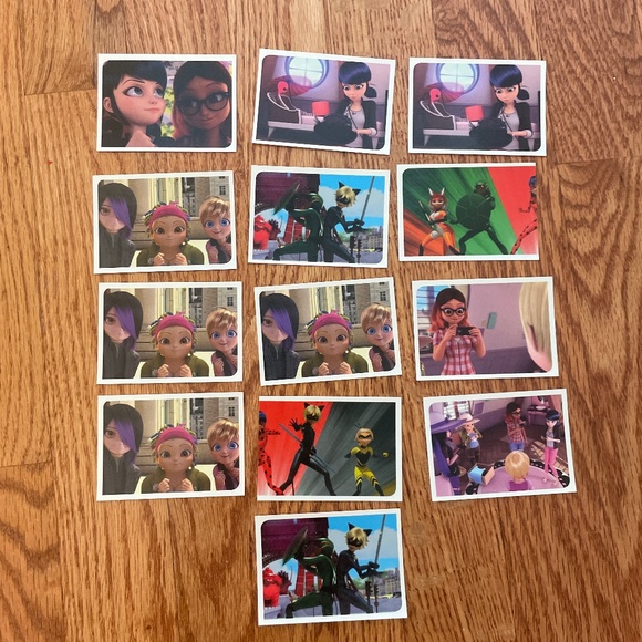 Lot of 100 Random Panini Miraculous Ladybug Stickers/Trading Cards! - Picture 10 of 11